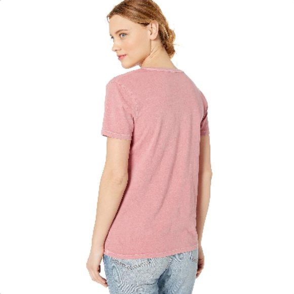 NWT Lucky Brand Women's Mosaic Tee, Dusty Rose, M - Picture 2 of 3
